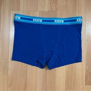 WOXER STAR Blue Boxer Shorts, Size: Medium